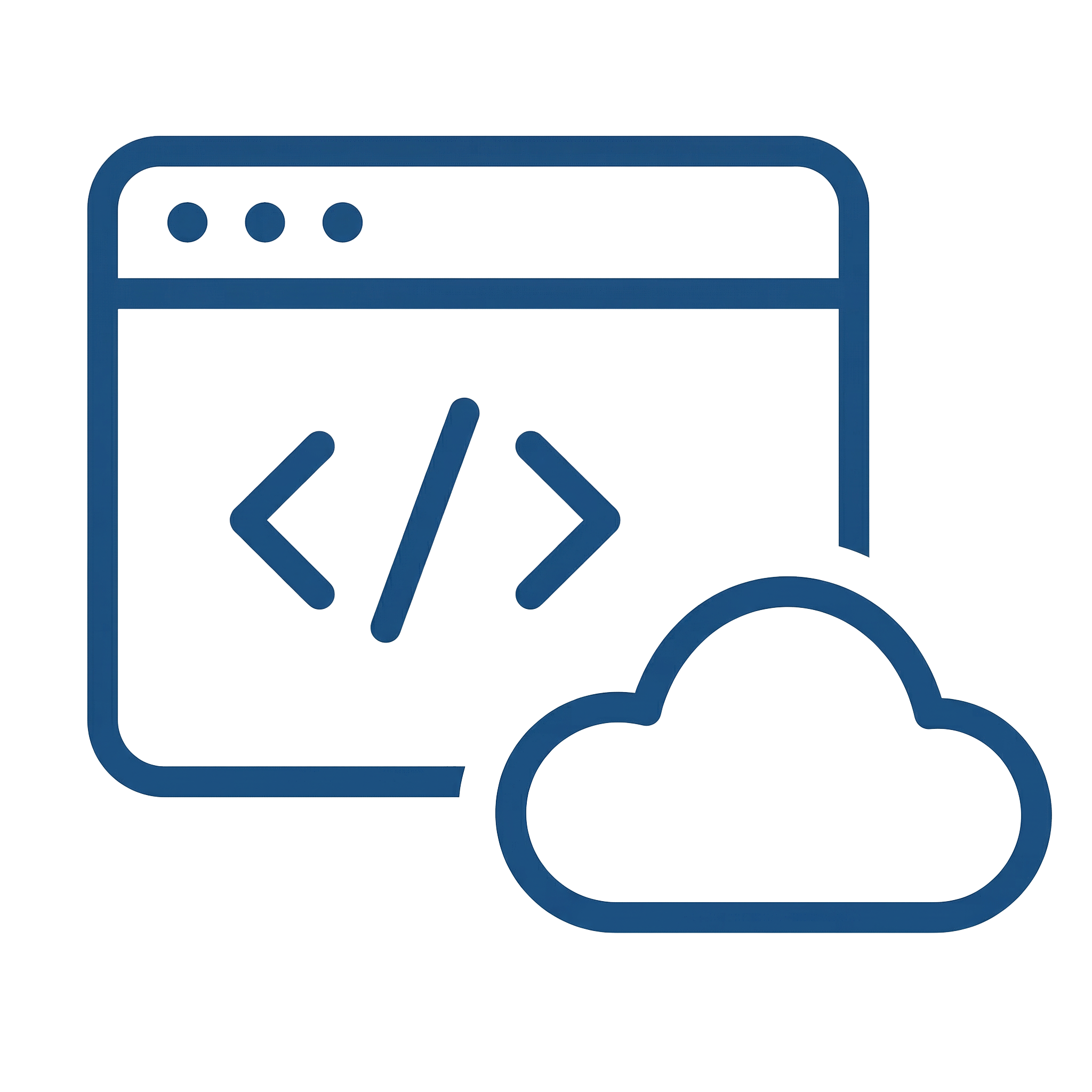 システムを連想するアイコン