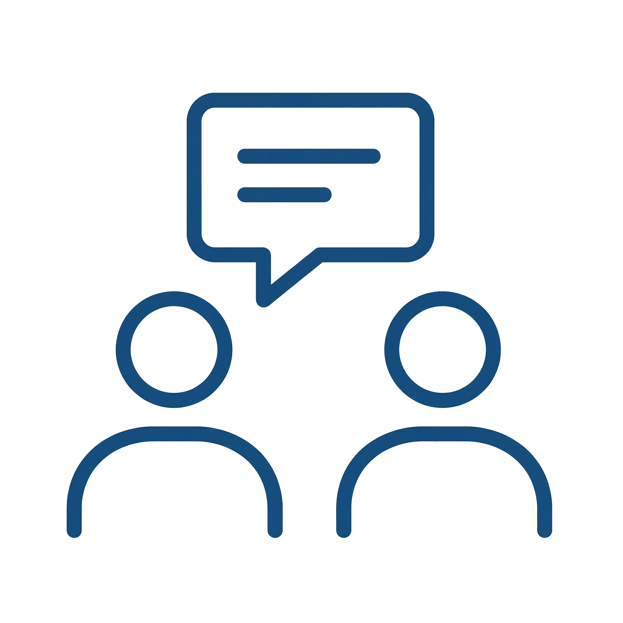 人と話しているアイコン